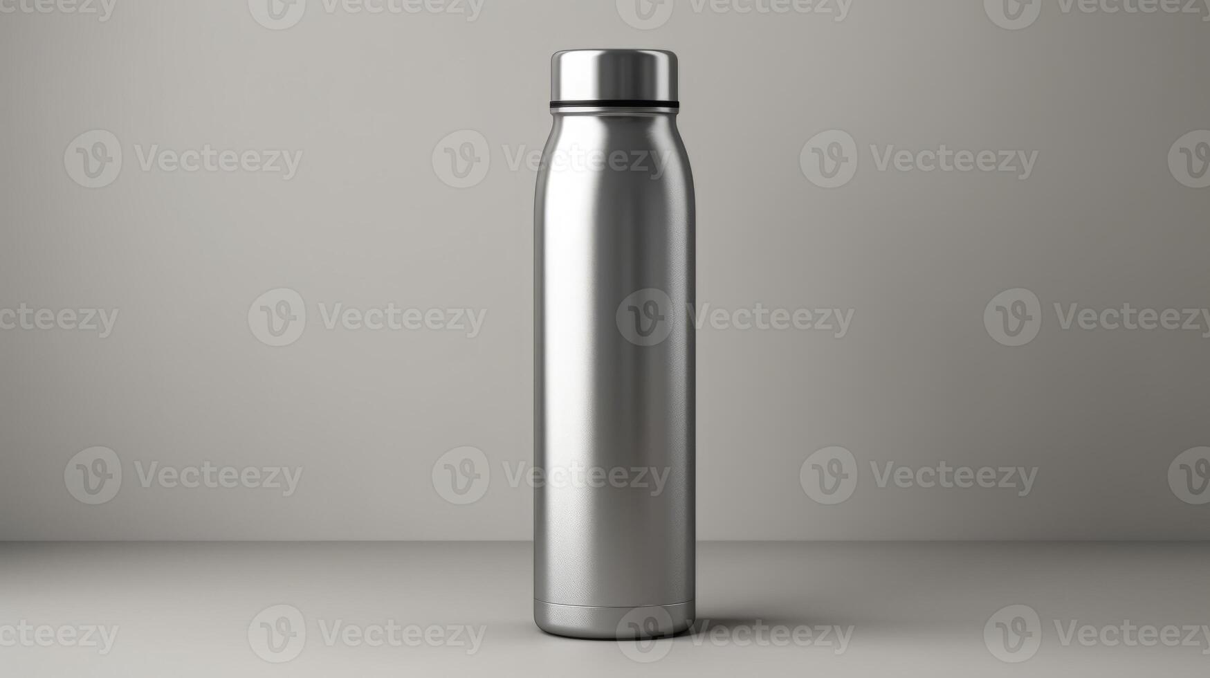 AI generated Stainless Steel Insulated Water Bottles photo