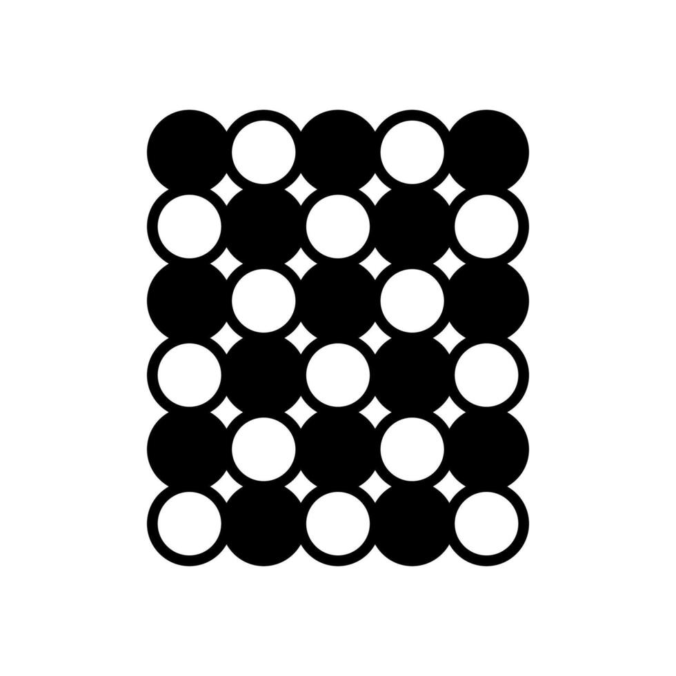 Noncrystalline icon in vector. Logotype vector
