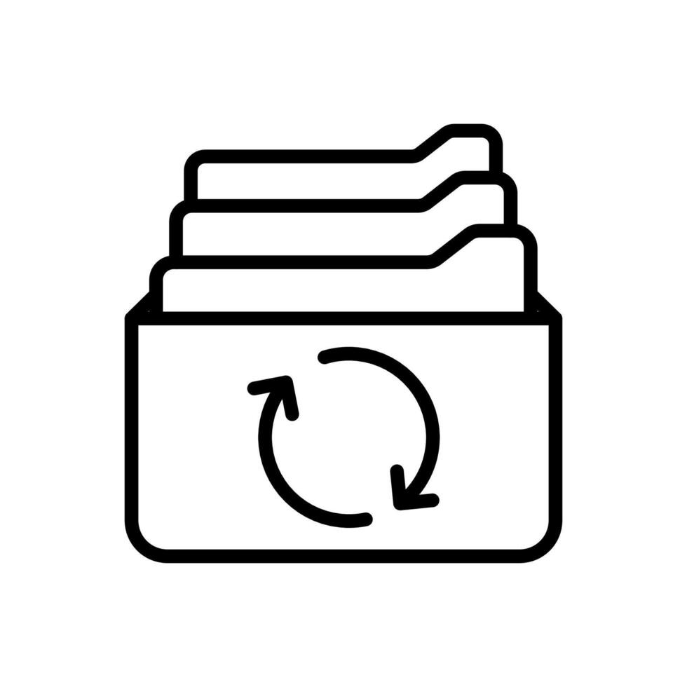 Archive icon in vector. Logotype vector