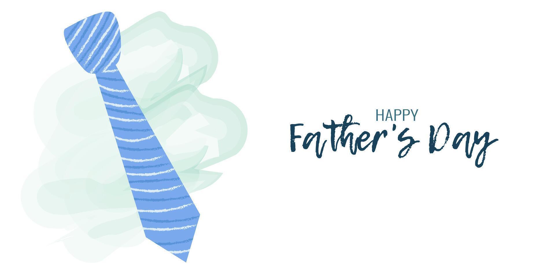 Templates  Father Day holiday in watercolor style. vector