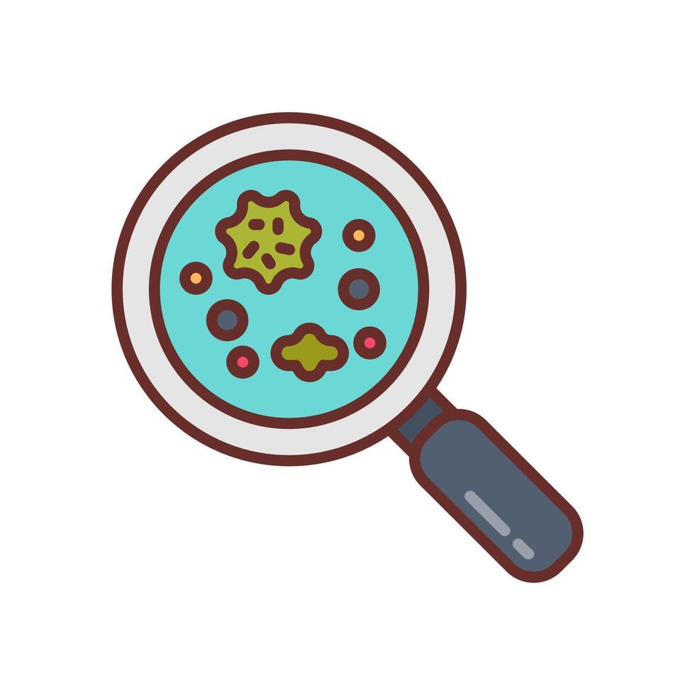 Dusty Bacteria icon in vector. Logotype vector