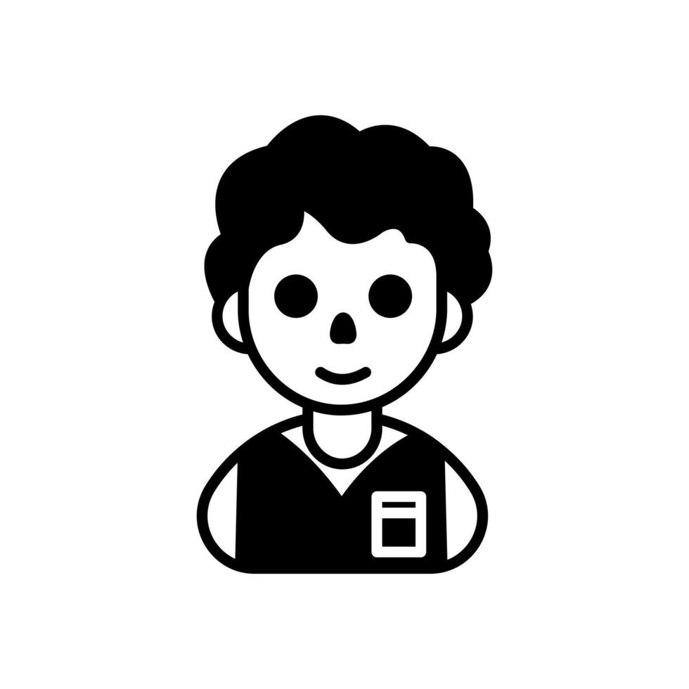 Hostal chico icono en vector. logotipo vector