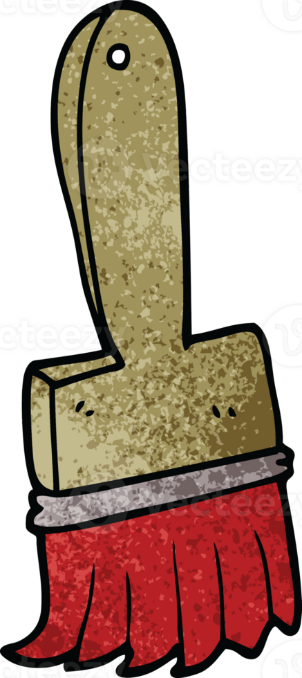 cartoon doodle paint brush png