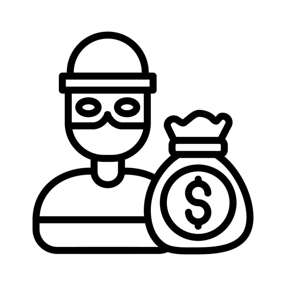 Theft Insurance icon in vector. Logotype vector