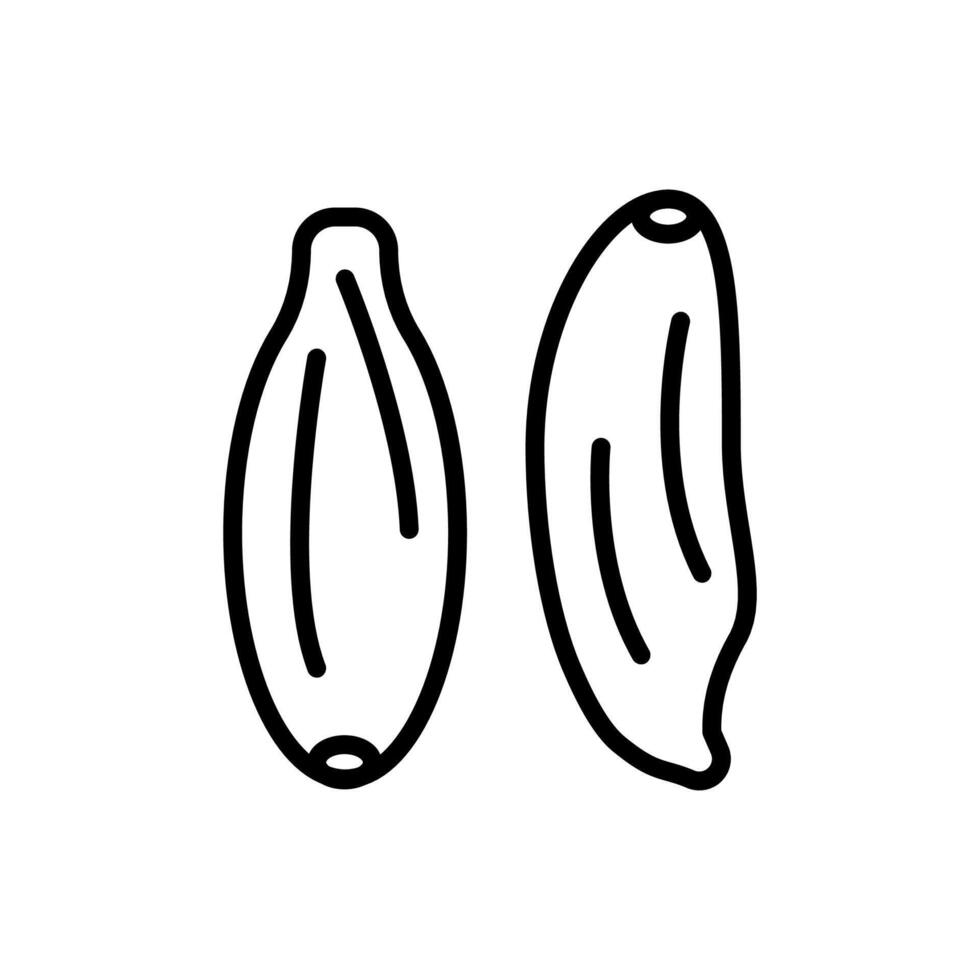 Little Gourd  icon in vector. Logotype vector