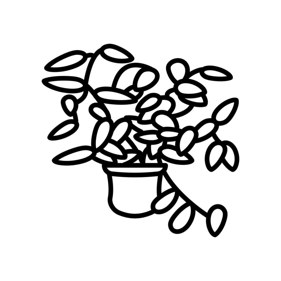 Wax Plant icon in vector. Logotype vector