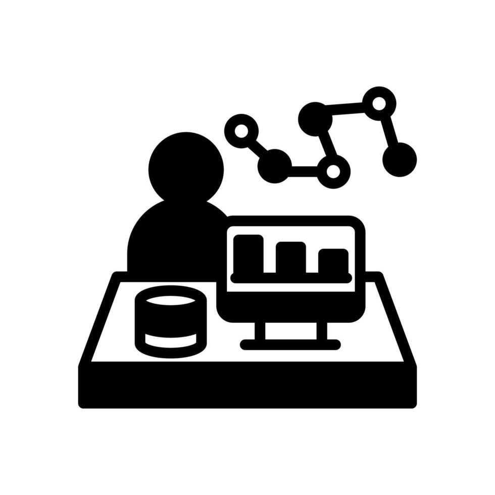 Data Scientist icon in vector. Logotype vector