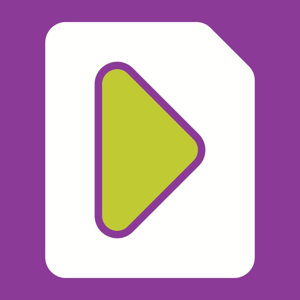 Video File Vector Icon