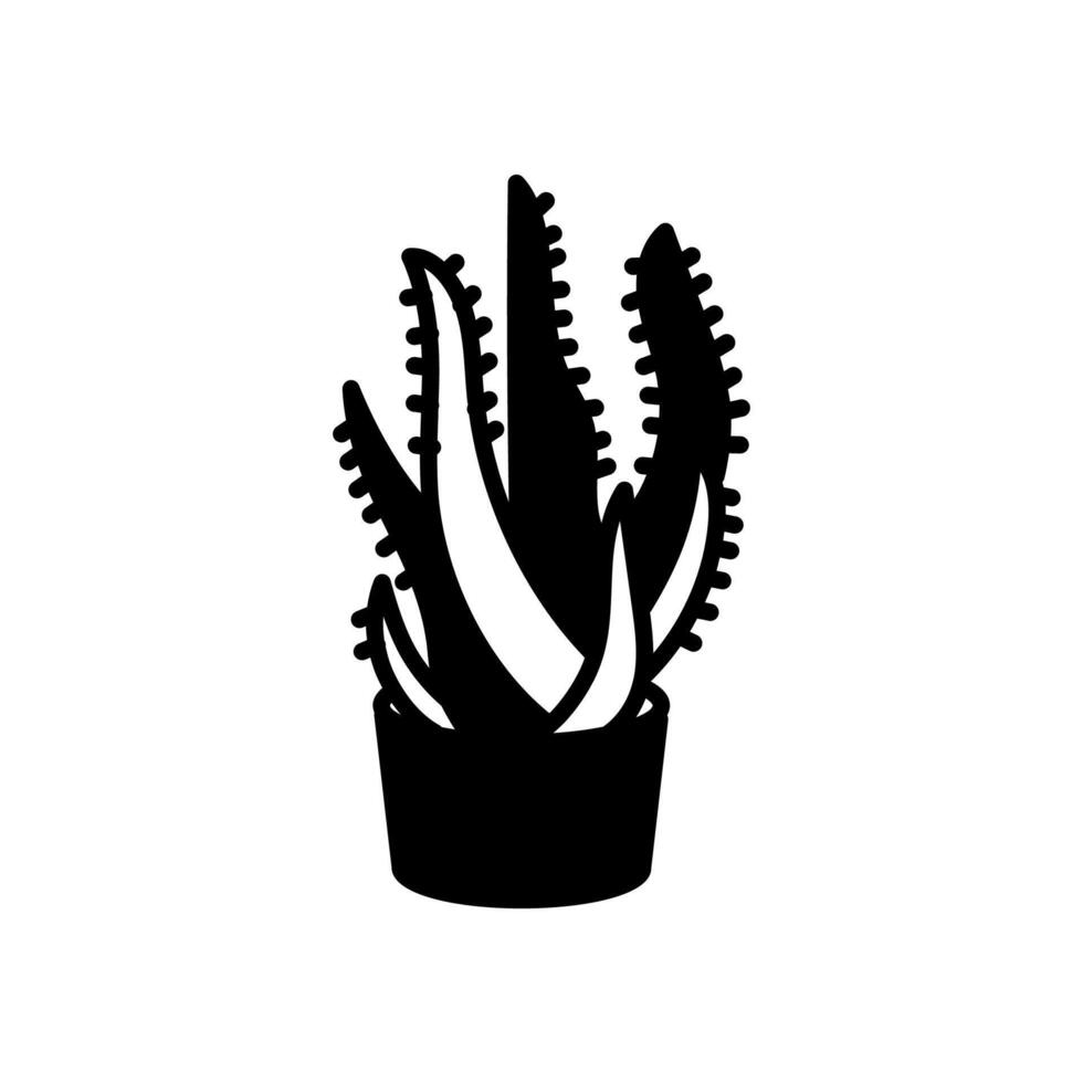 Aloe Vera icon in vector. Logotype vector