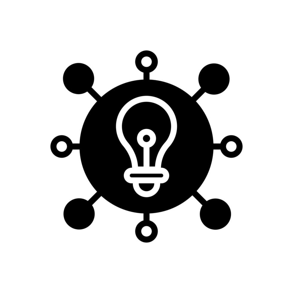 Mind Map icon in vector. Logotype vector