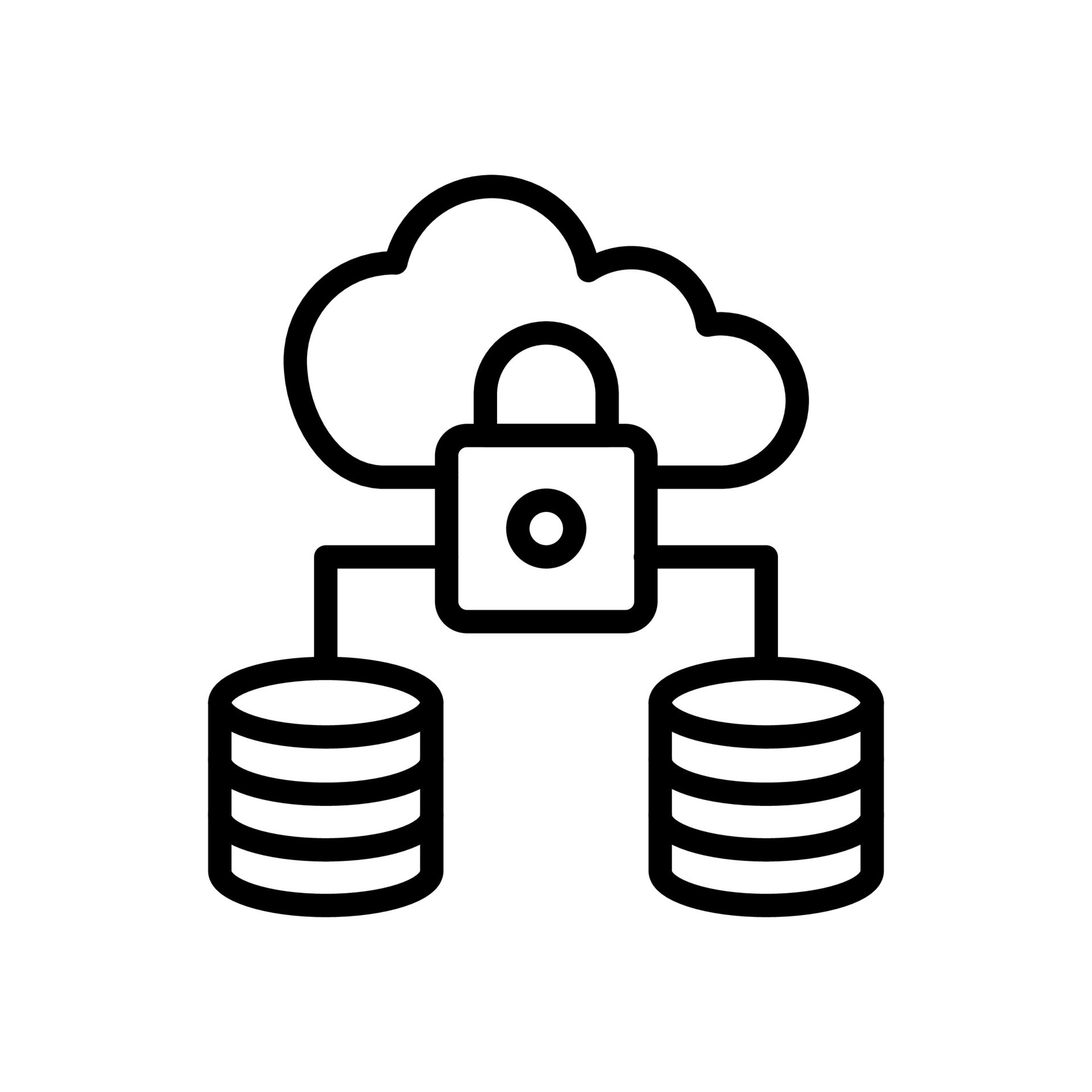Secure Data icon in vector. Logotype 40355200 Vector Art at Vecteezy