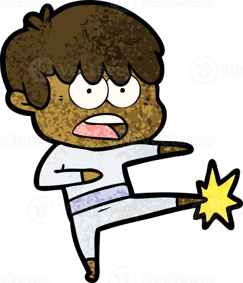 worried cartoon boy png