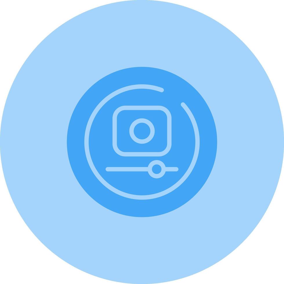 Video Record Circle Vector Icon