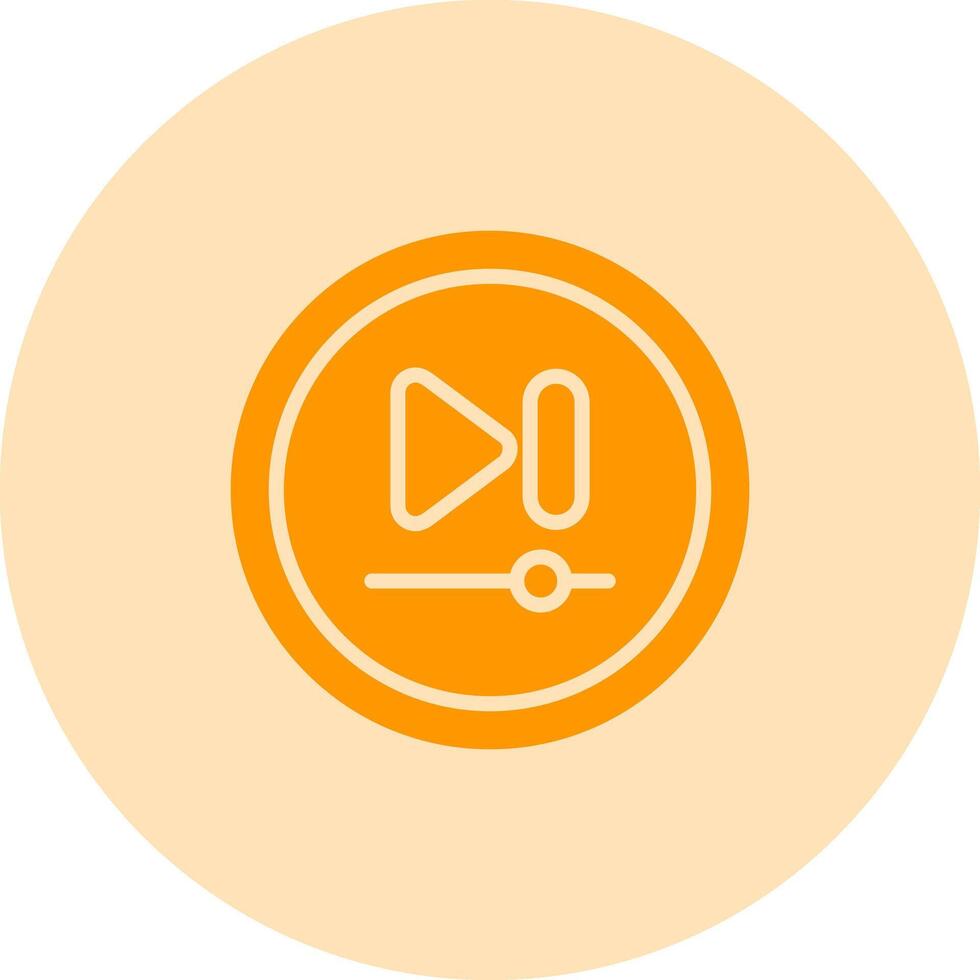 Video Next Track Button Vector Icon