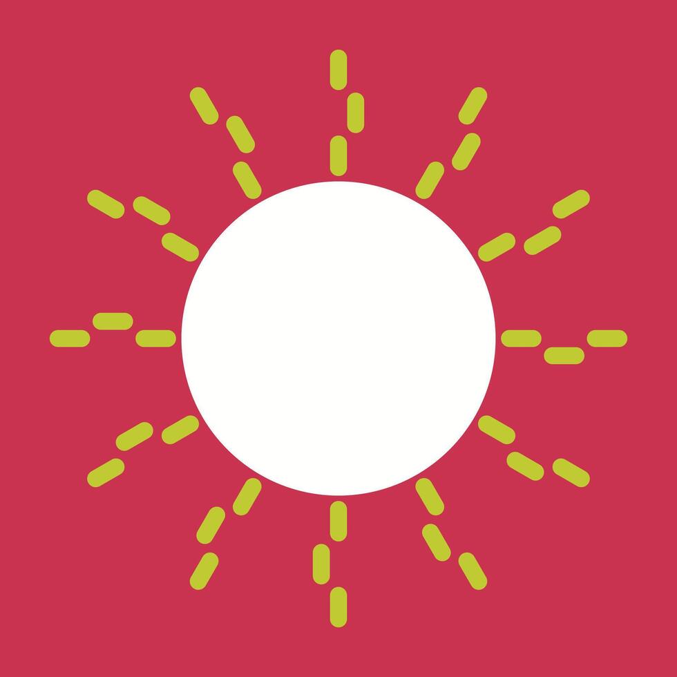 Sun Vector Icon