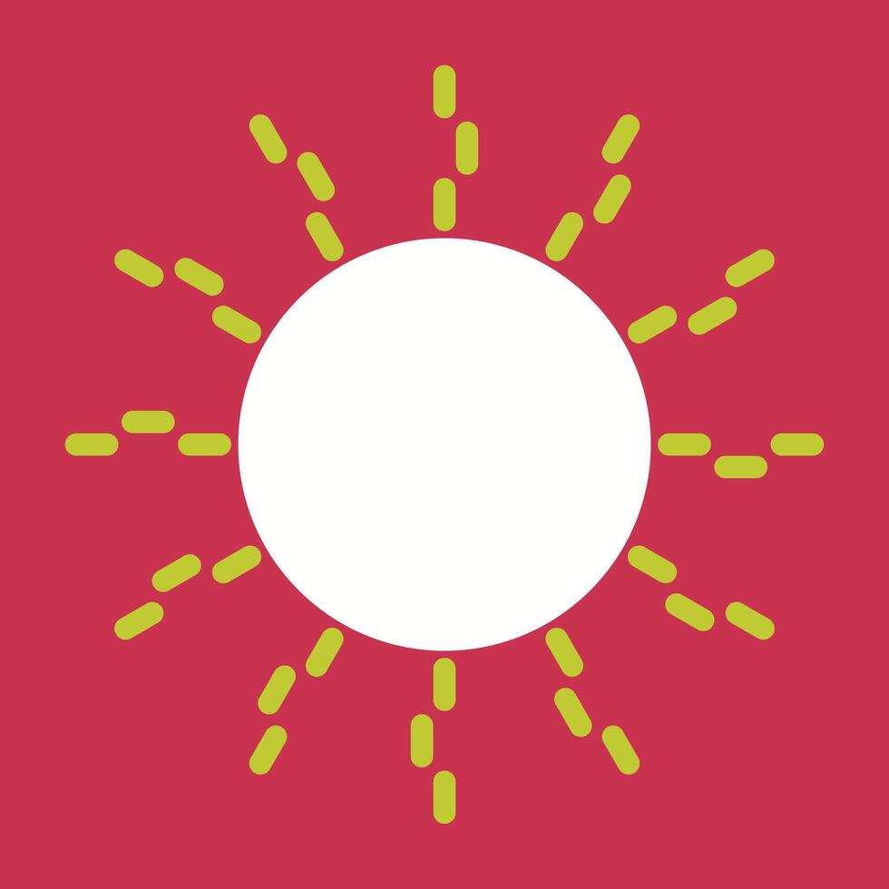 Sun Vector Icon