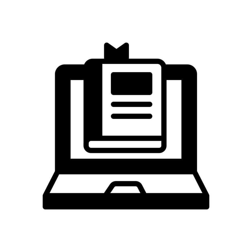 Online Dictionary  icon in vector. Logotype vector