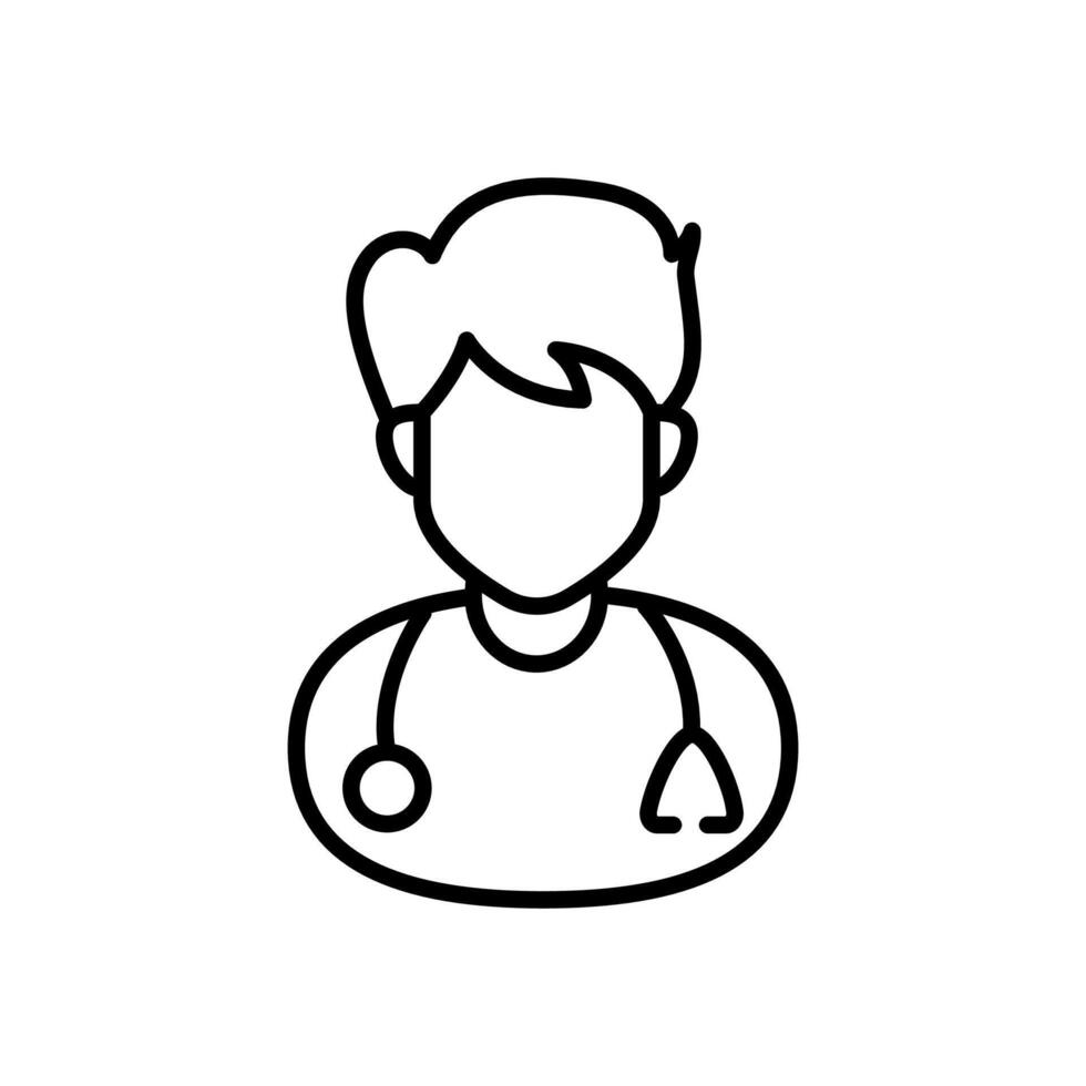 Hospice Worker icon in vector. Logotype vector