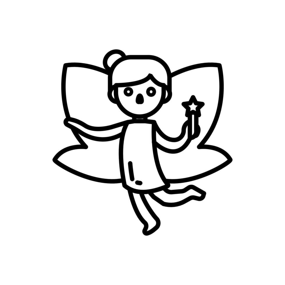 Fairy Diet  icon in vector. Logotype vector