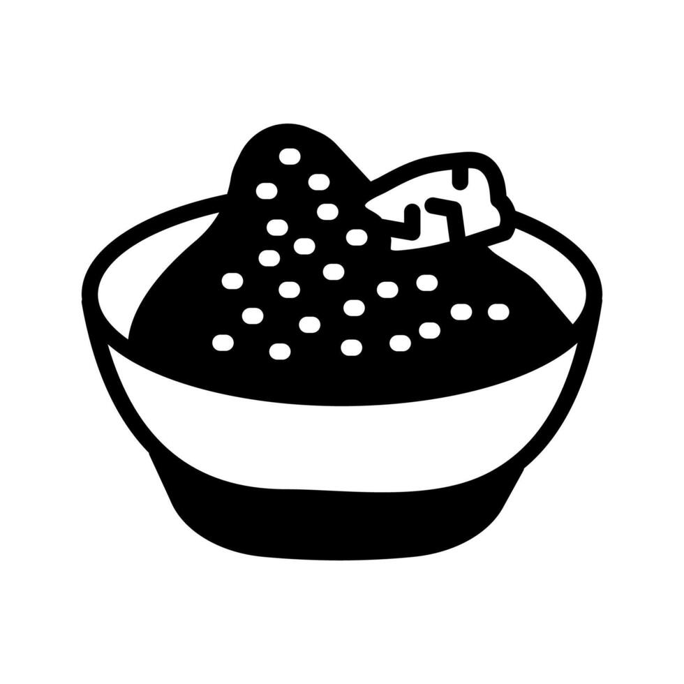 Asafoetida Powder icon in vector. Logotype vector