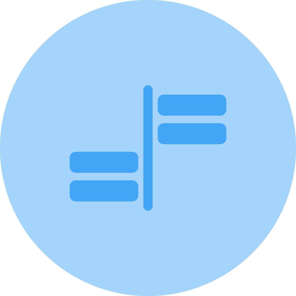 Horizontal Alignment Vector Icon