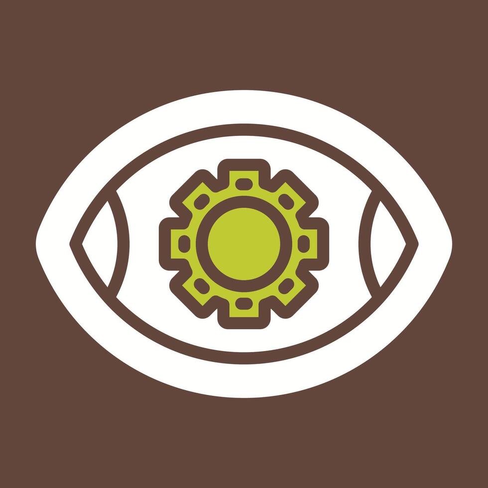 icono de vector de ojo