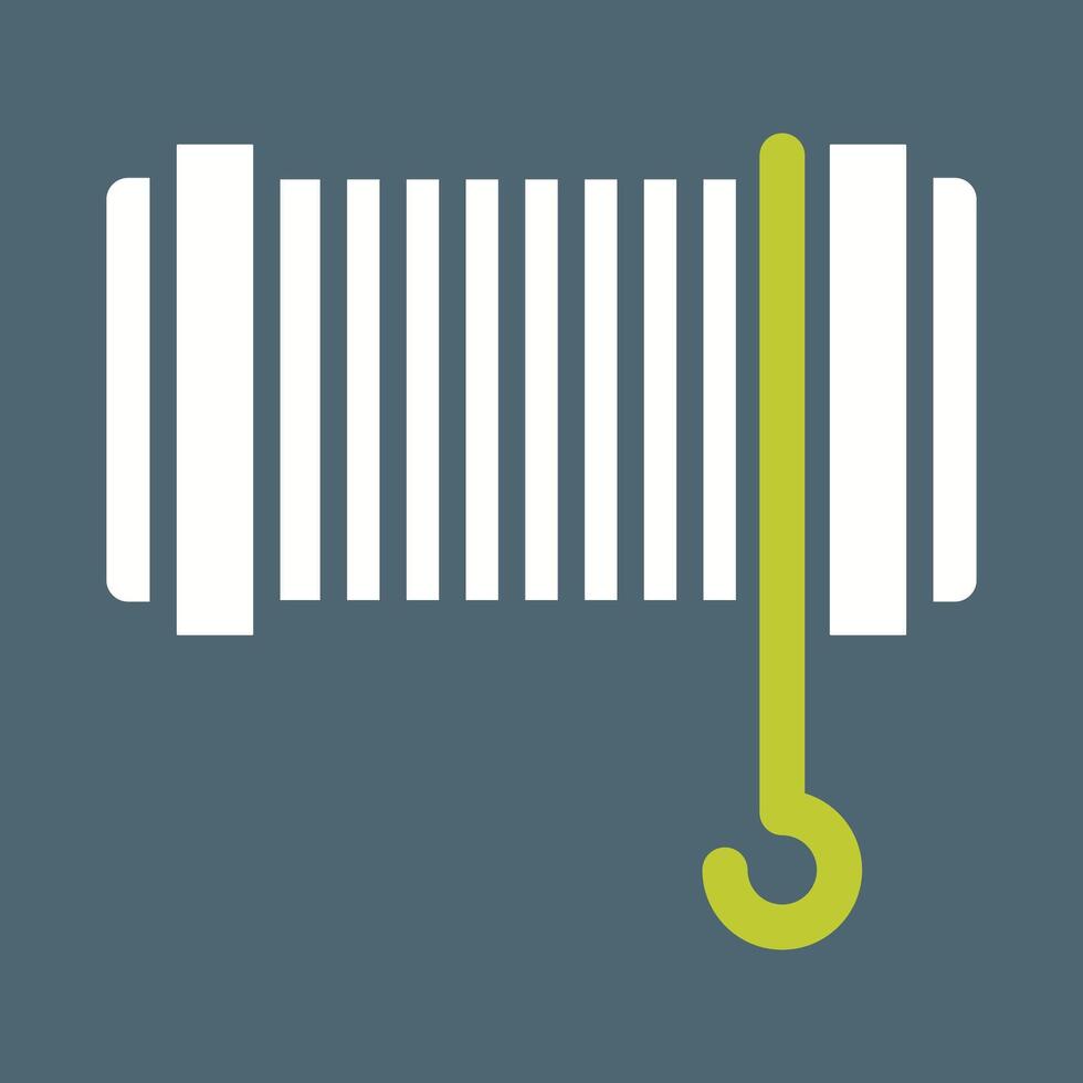 Cable Pulling Rope Vector Icon