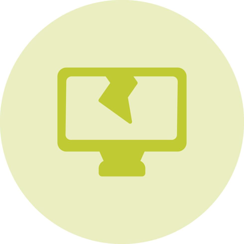Cracked Vector Icon