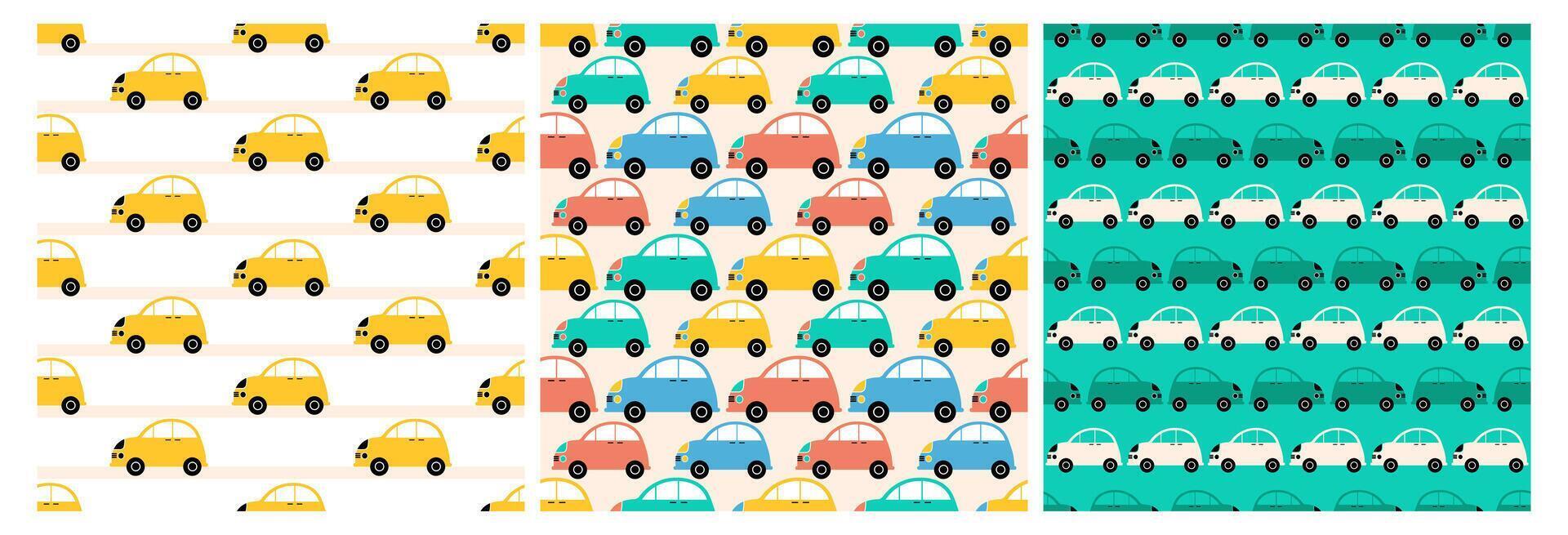 Toys Seamless Pattern Design with Boys and Girls Children Toy Equipment in Cartoon Flat Illustration vector