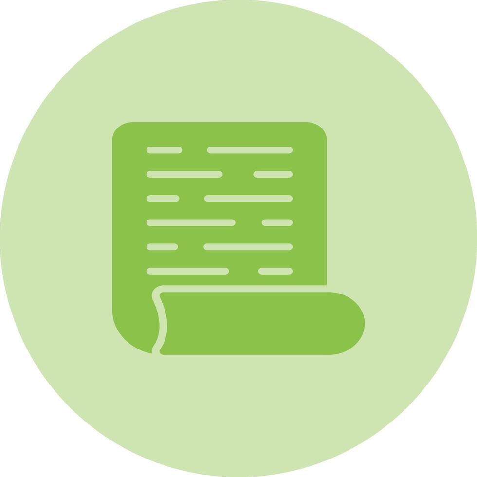 Page with Curl Vector Icon