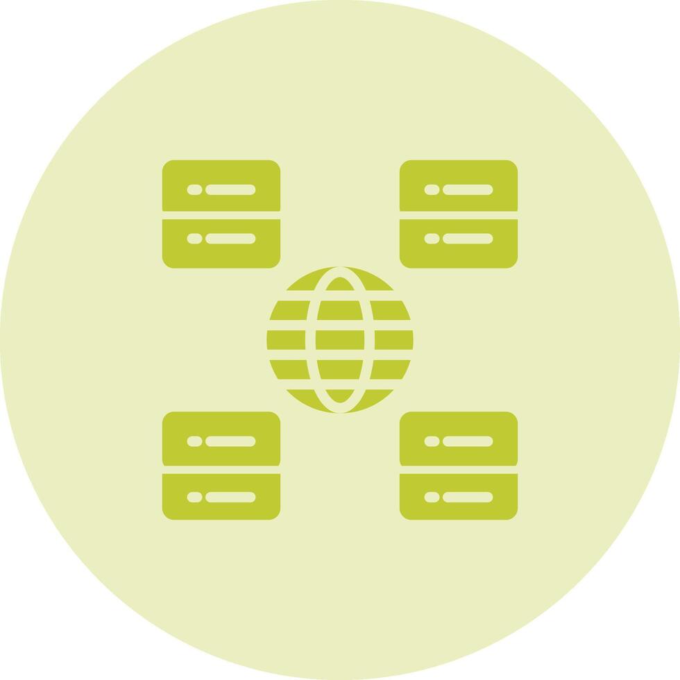 Content Delivery Network Vector Icon