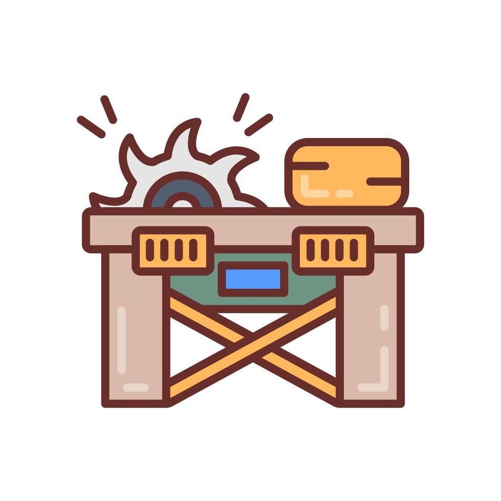 Lumber Mills icon in vector. Logotype vector