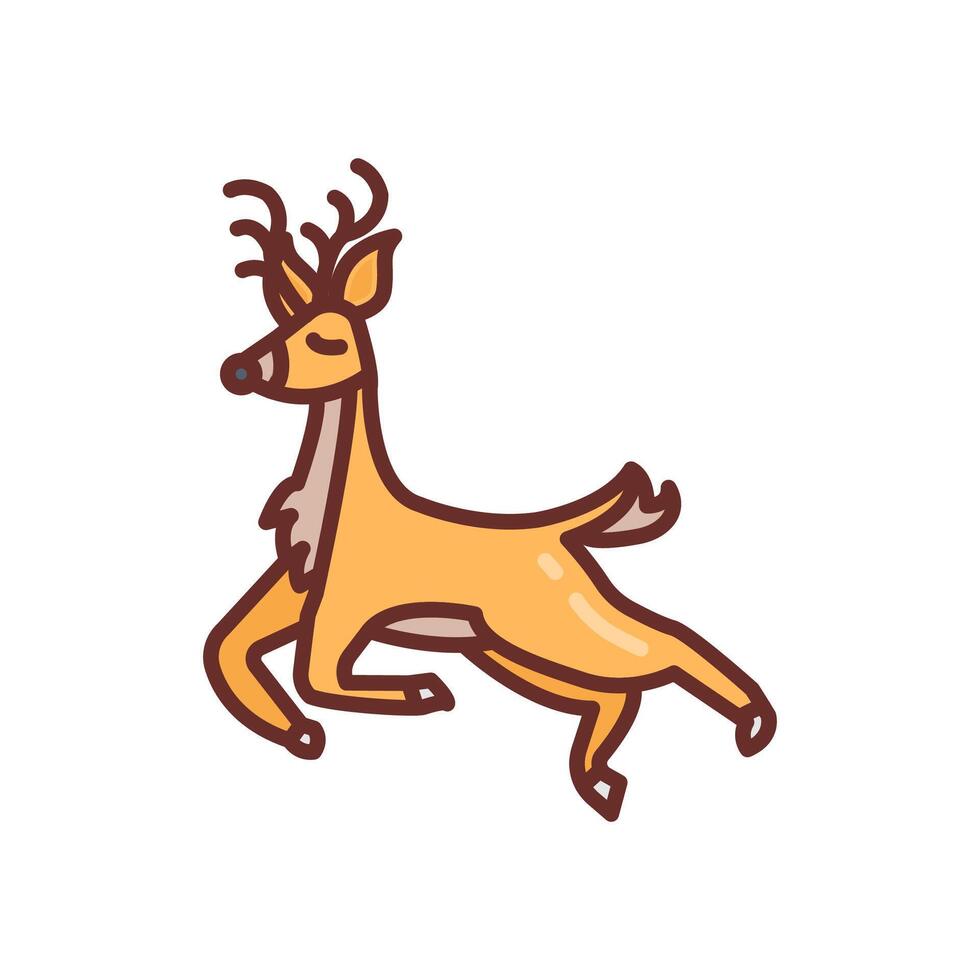Reindeer Diet  icon in vector. Logotype vector