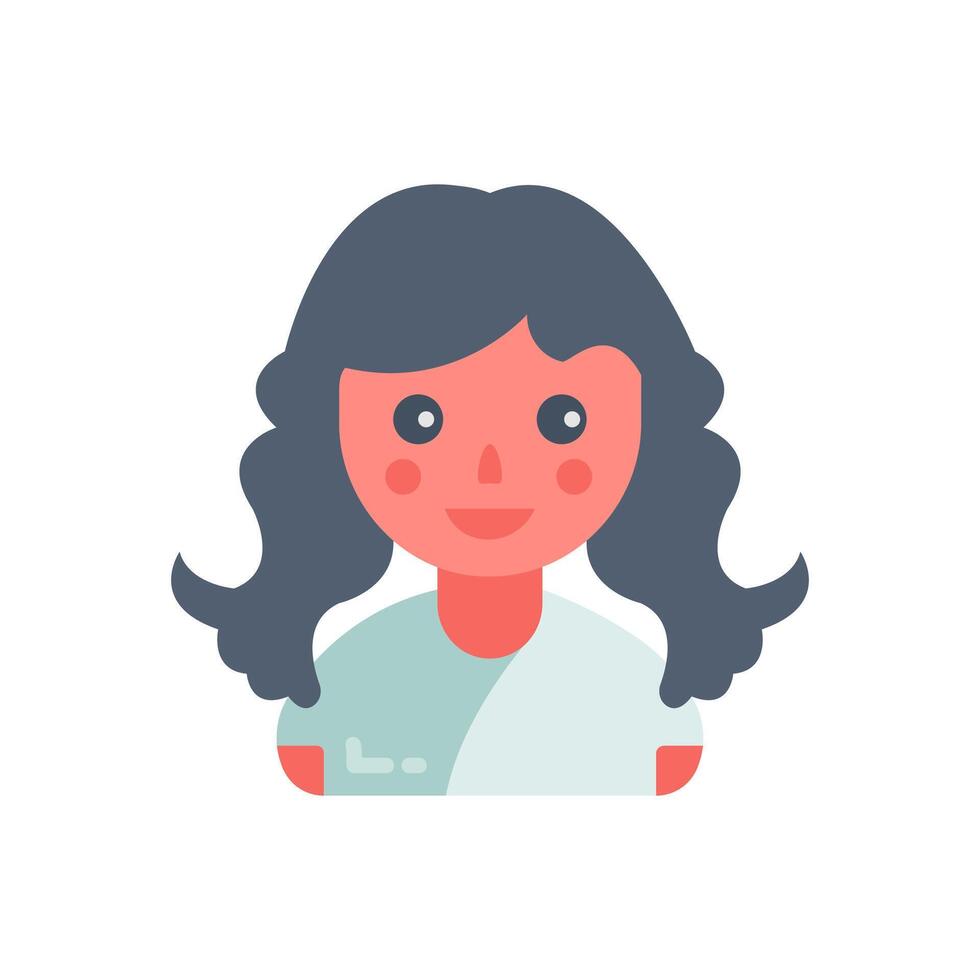 ondulado pelo icono en vector. logotipo vector