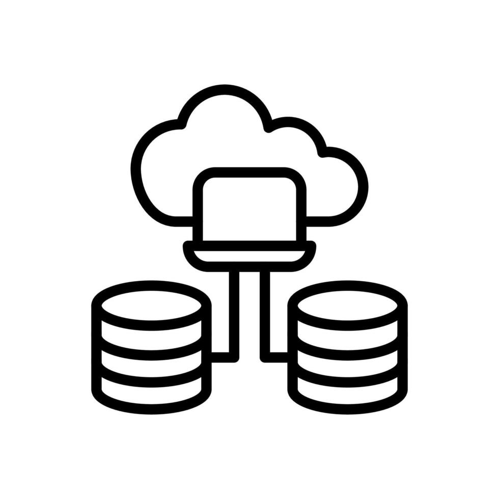 Data Source icon in vector. Logotype vector