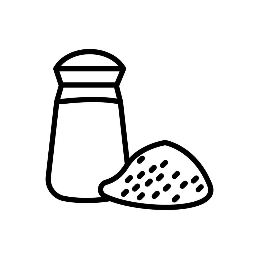 Salt icon in vector. Logotype vector