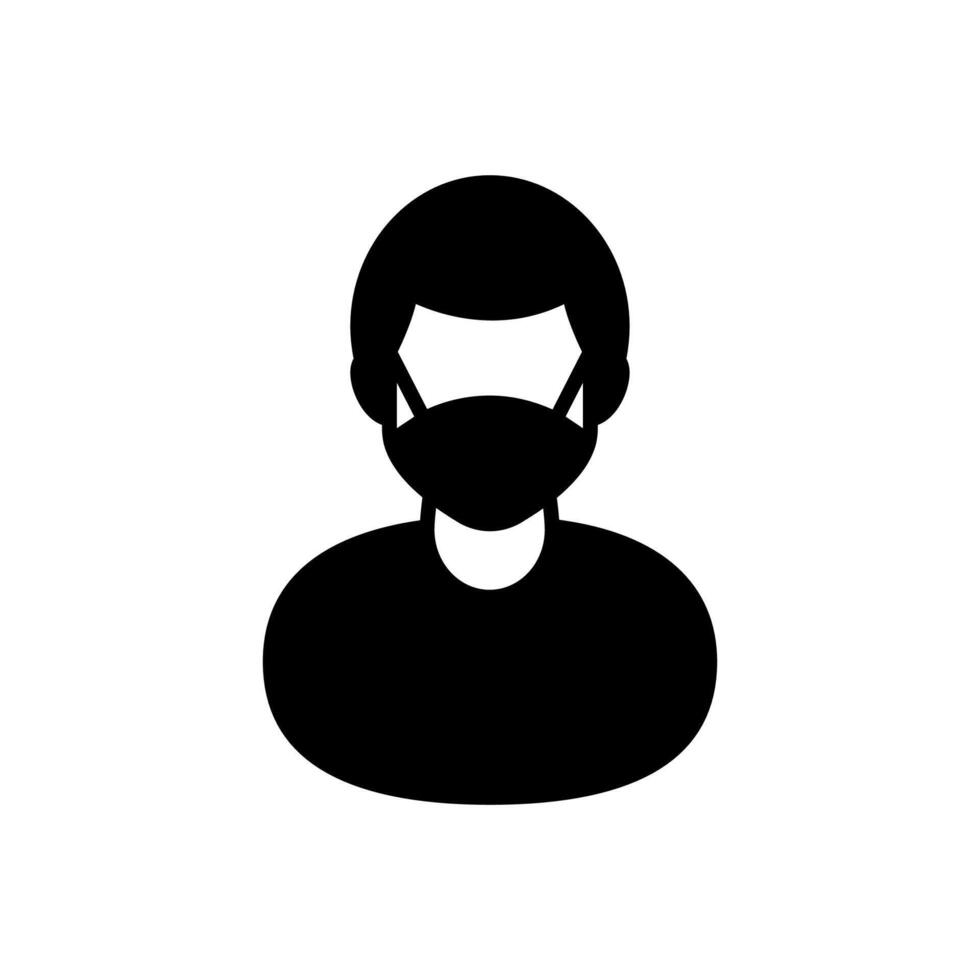 Male Assistant icon in vector. Logotype vector