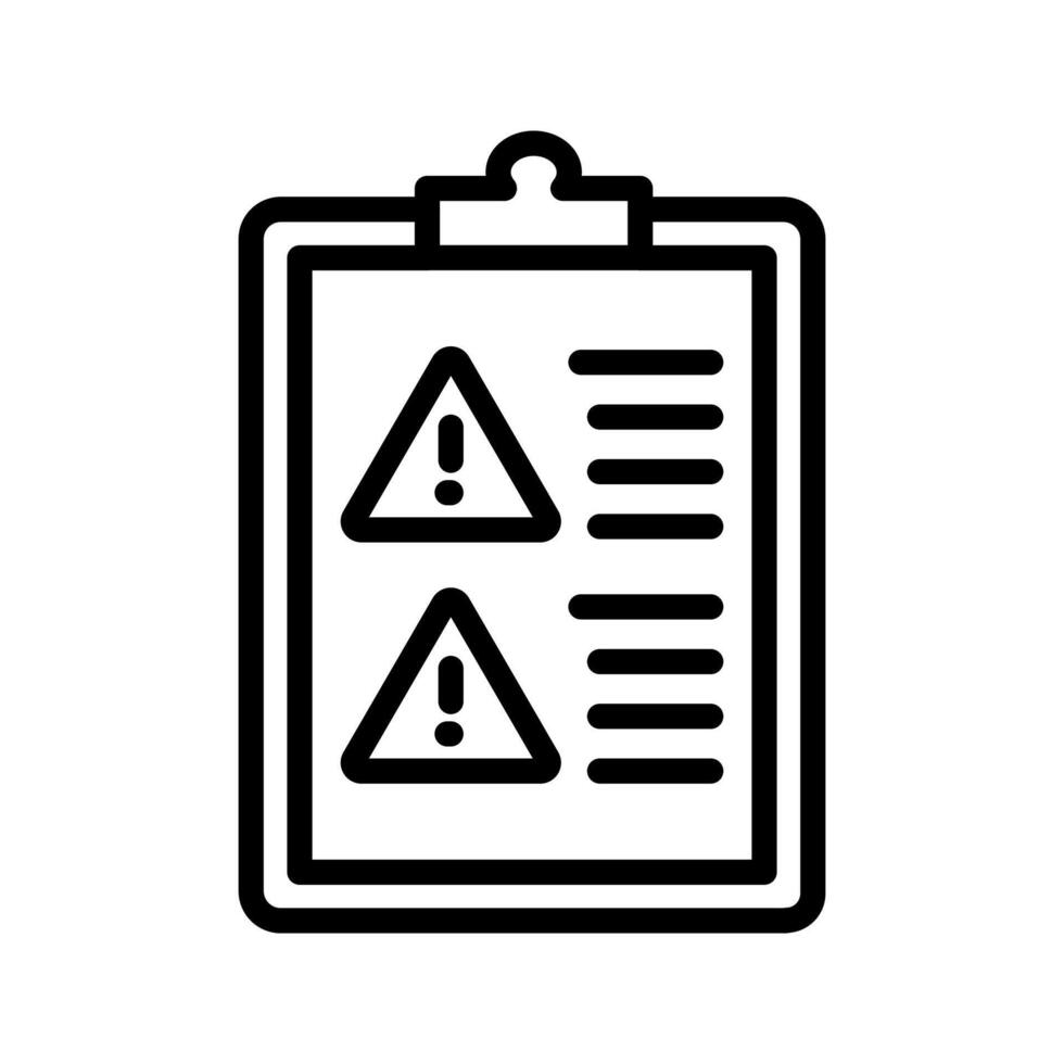 Risk Evaluation icon in vector. Logotype vector