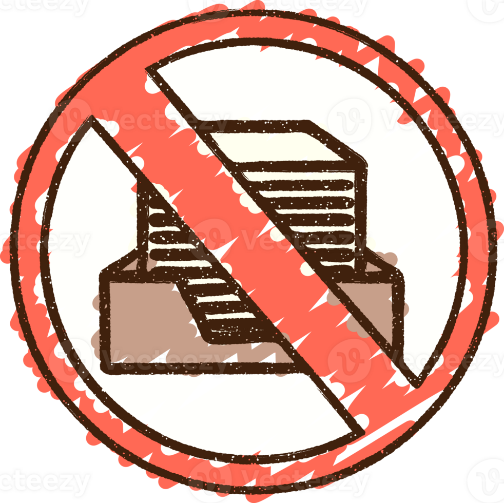 No Paperwork Chalk Drawing png