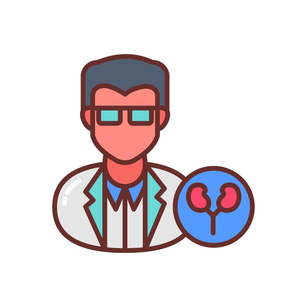 Nephrologists icon in vector. Logotype vector