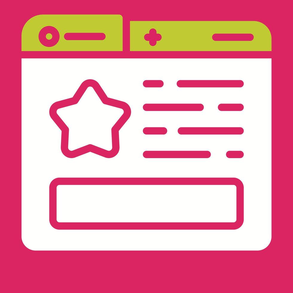Favourite Page Vector Icon