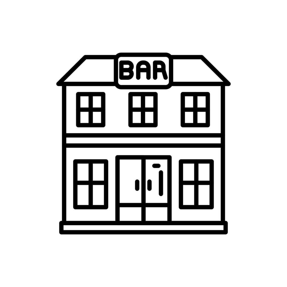 bar dieta icono en vector. logotipo vector