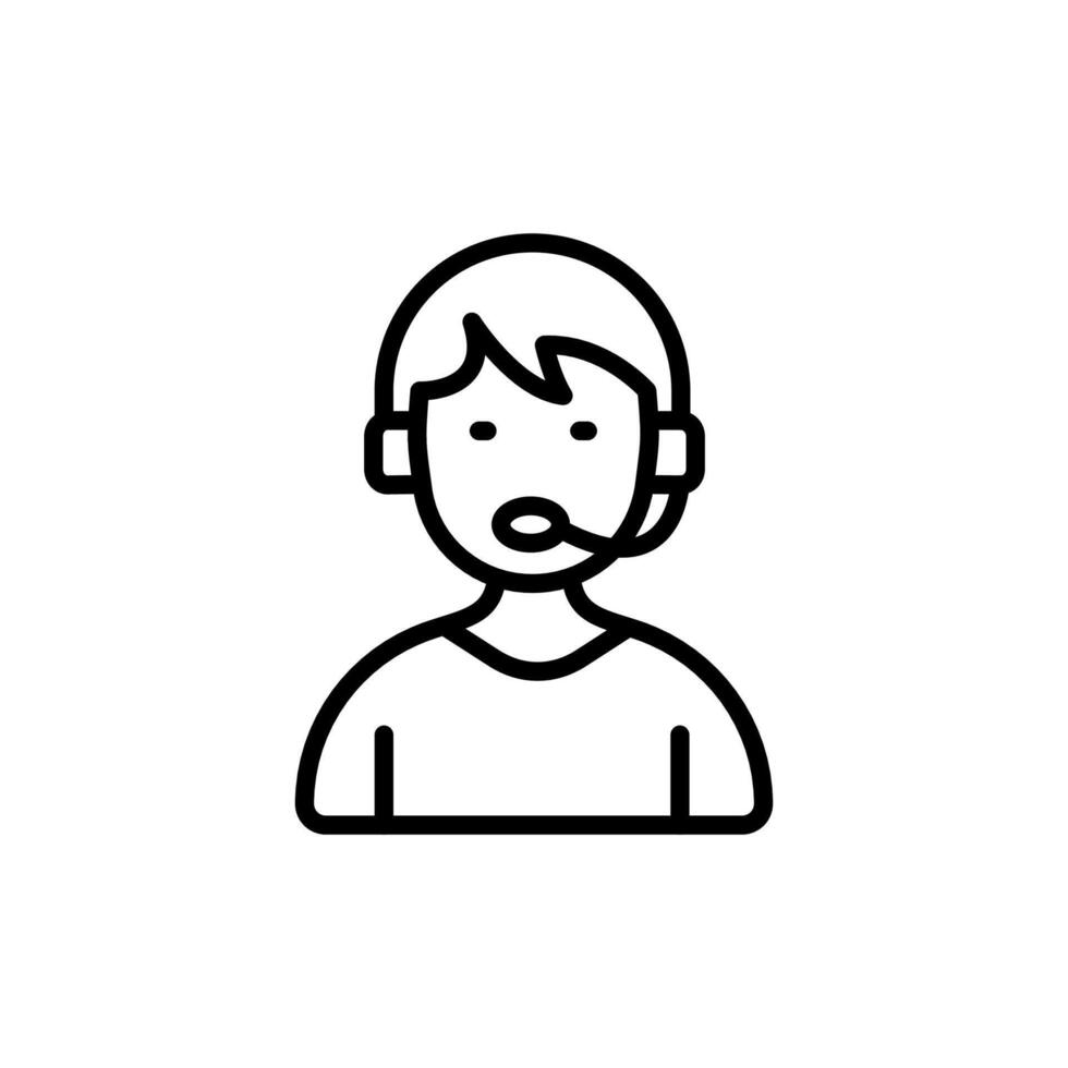 Contact Center icon in vector. Logotype vector