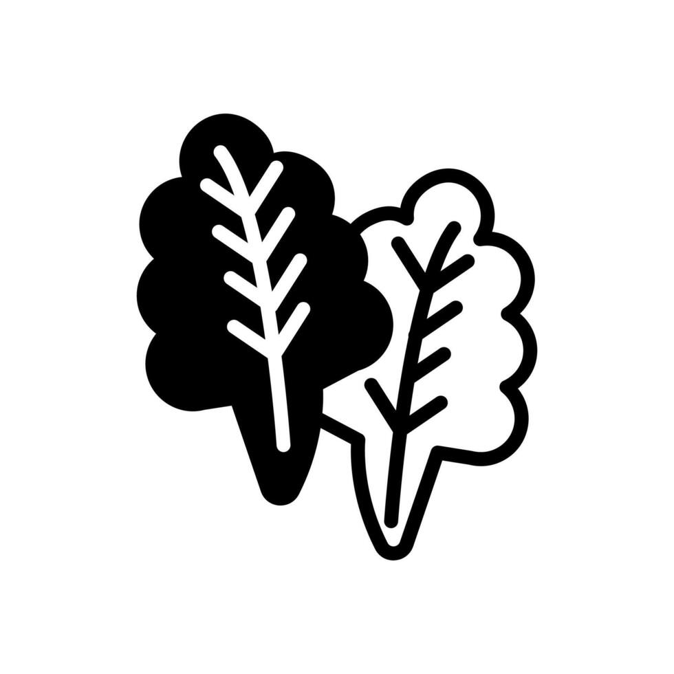 Lettuce icon in vector. Logotype vector