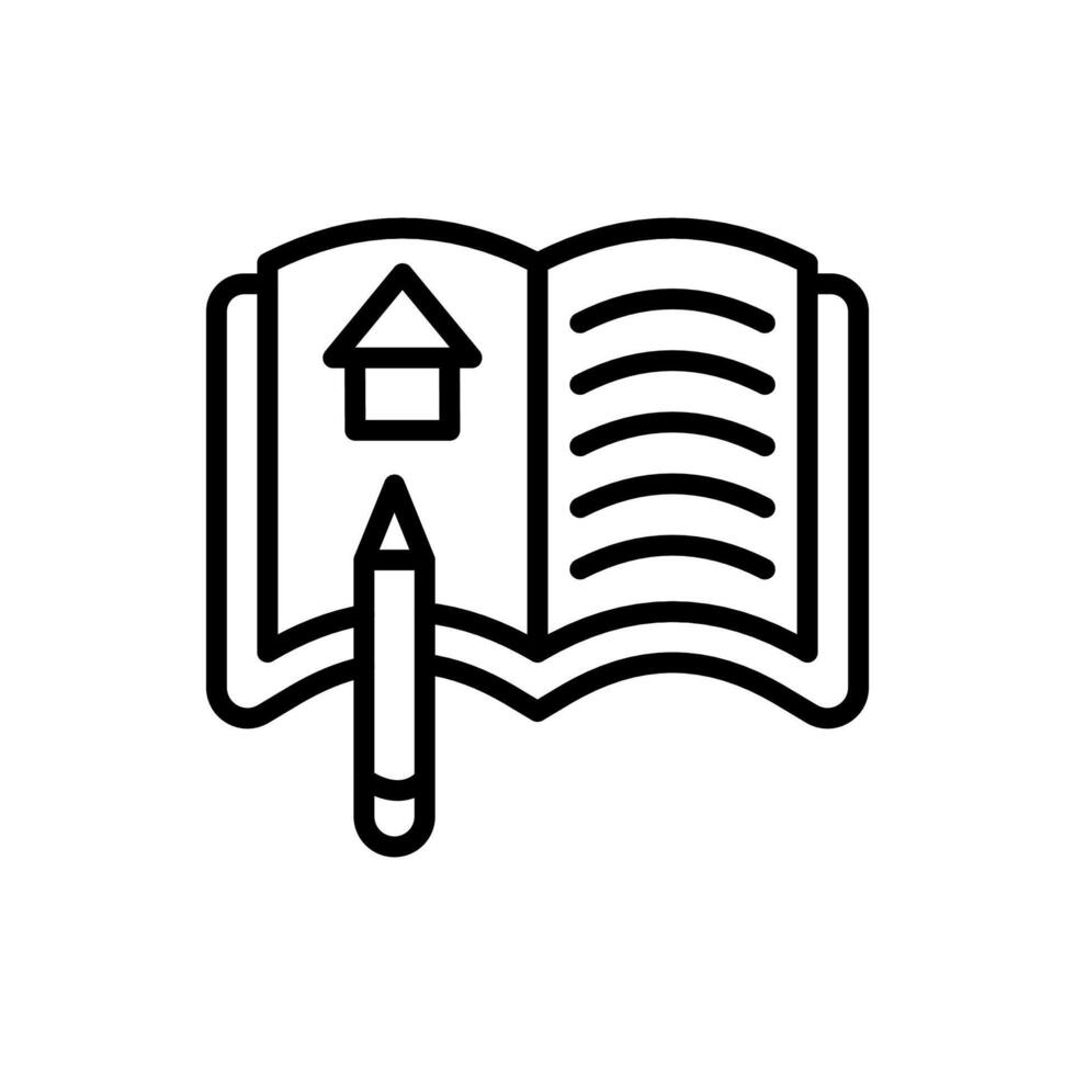 Home Work  icon in vector. Logotype vector