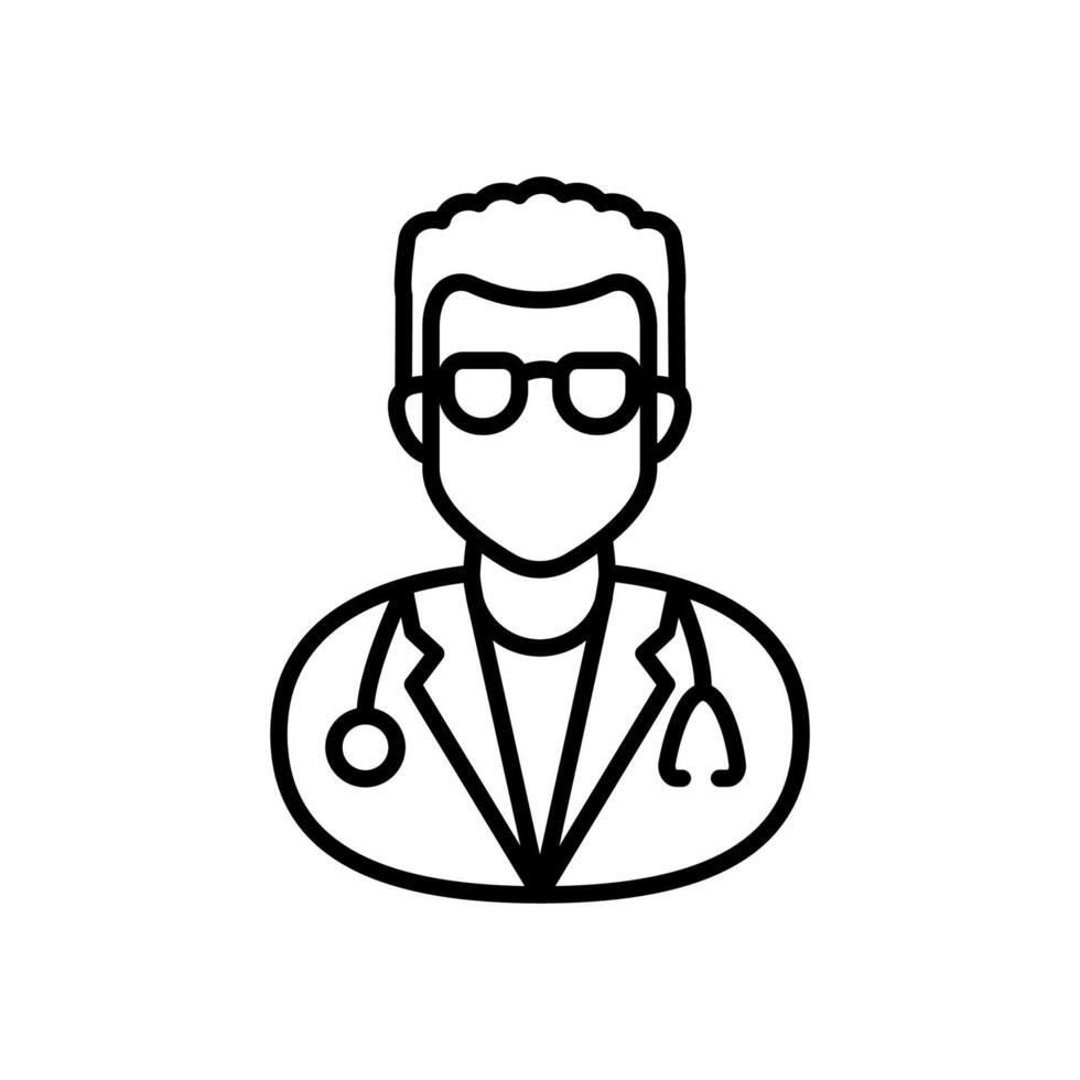 Optometrist icon in vector. Logotype vector