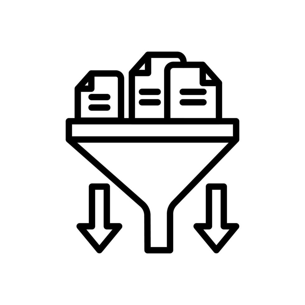 Data Extraction icon in vector. Logotype vector