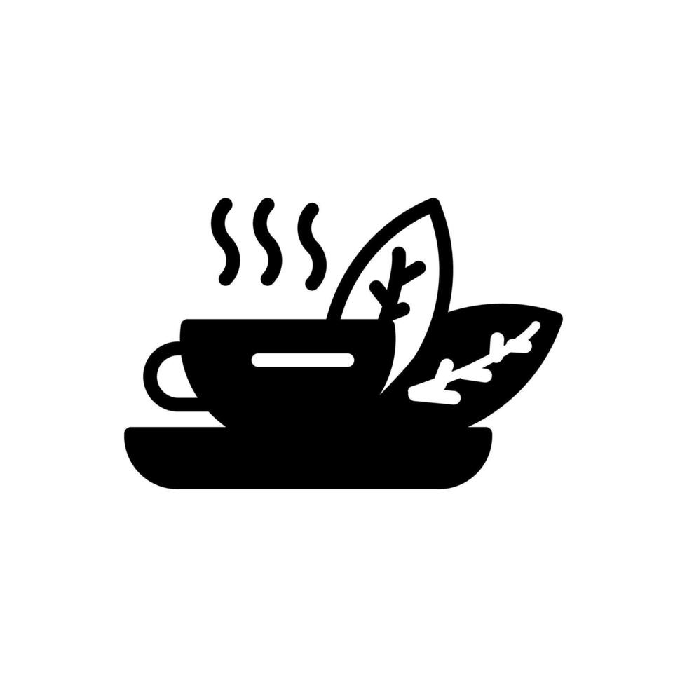 Green Tea  icon in vector. Logotype vector