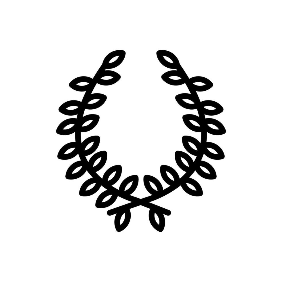 Laurel icon in vector. Logotype vector