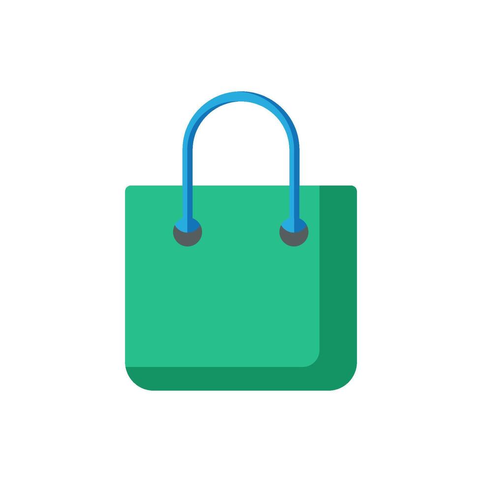 plantilla de vector de diseño de icono de bolsa de compras